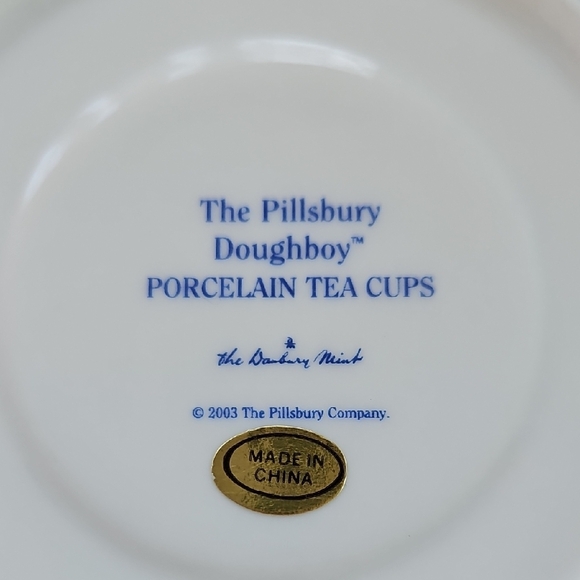 The Pillsbury Doughboy Porcelain Teacup Set of 4 - Picture 2 of 15